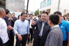 王蒙徽部长带队赴红安、麻城开展定点扶贫工作